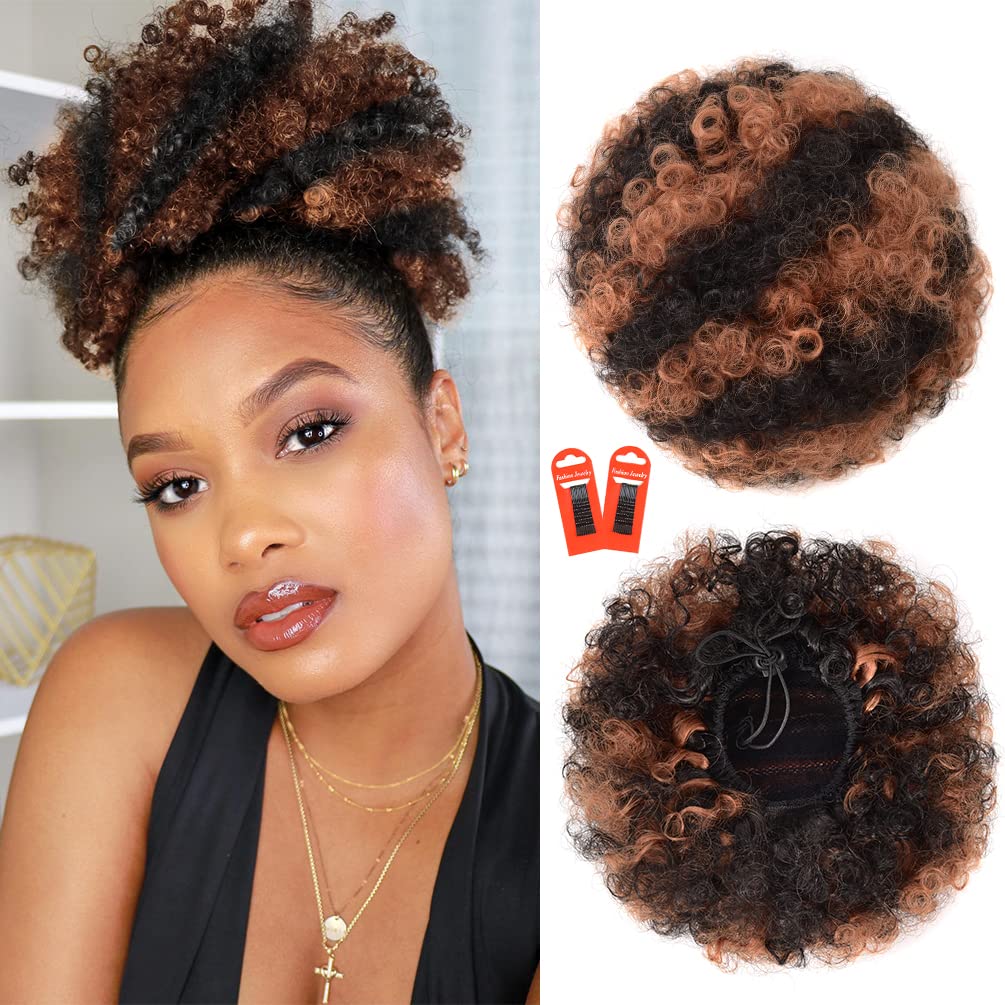 Sisu Couture's Rosmile Afro Puff Drawstring Ponytail Extension For Black - image 24