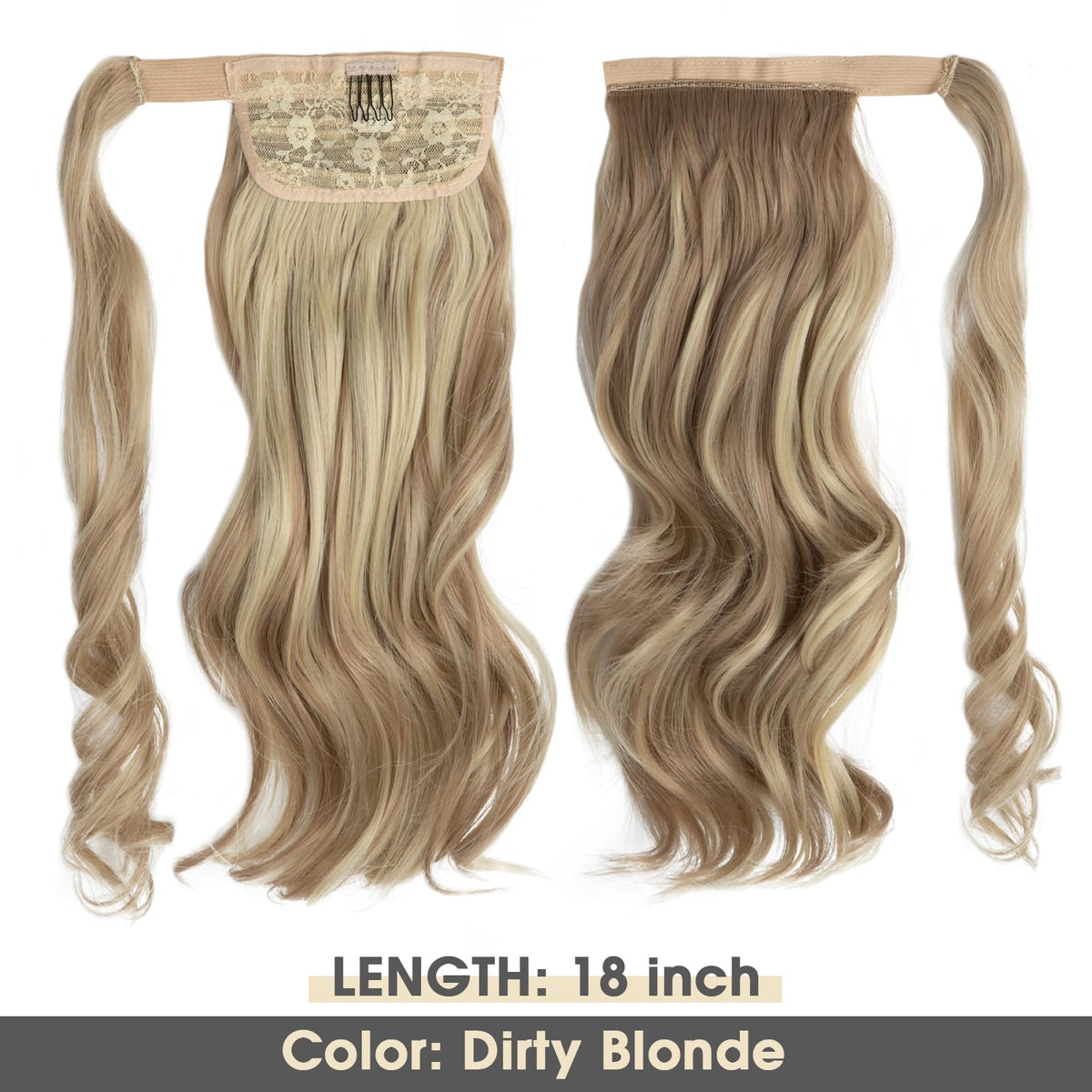 Sisu Couture's Cjl Hair 18" Long Ponytail Hair Extension Wrap Around - image 14