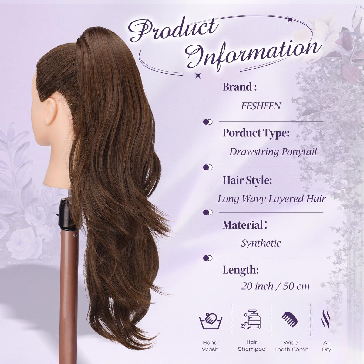 Sisu Couture's Feshfen Drawstring Ponytail Extension - image 17