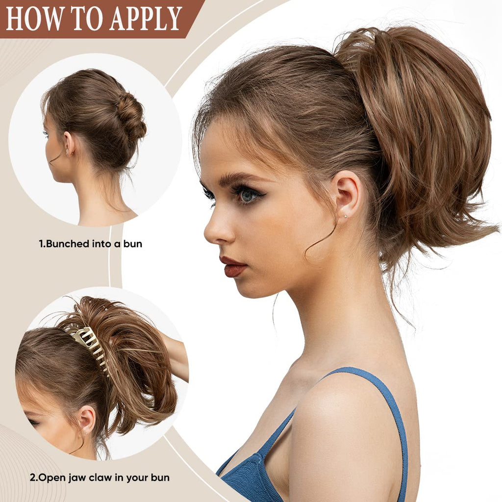 Sisu Couture's Cjl Hair Claw Clip Short Ponytail Hair Extensions Diy - image 17