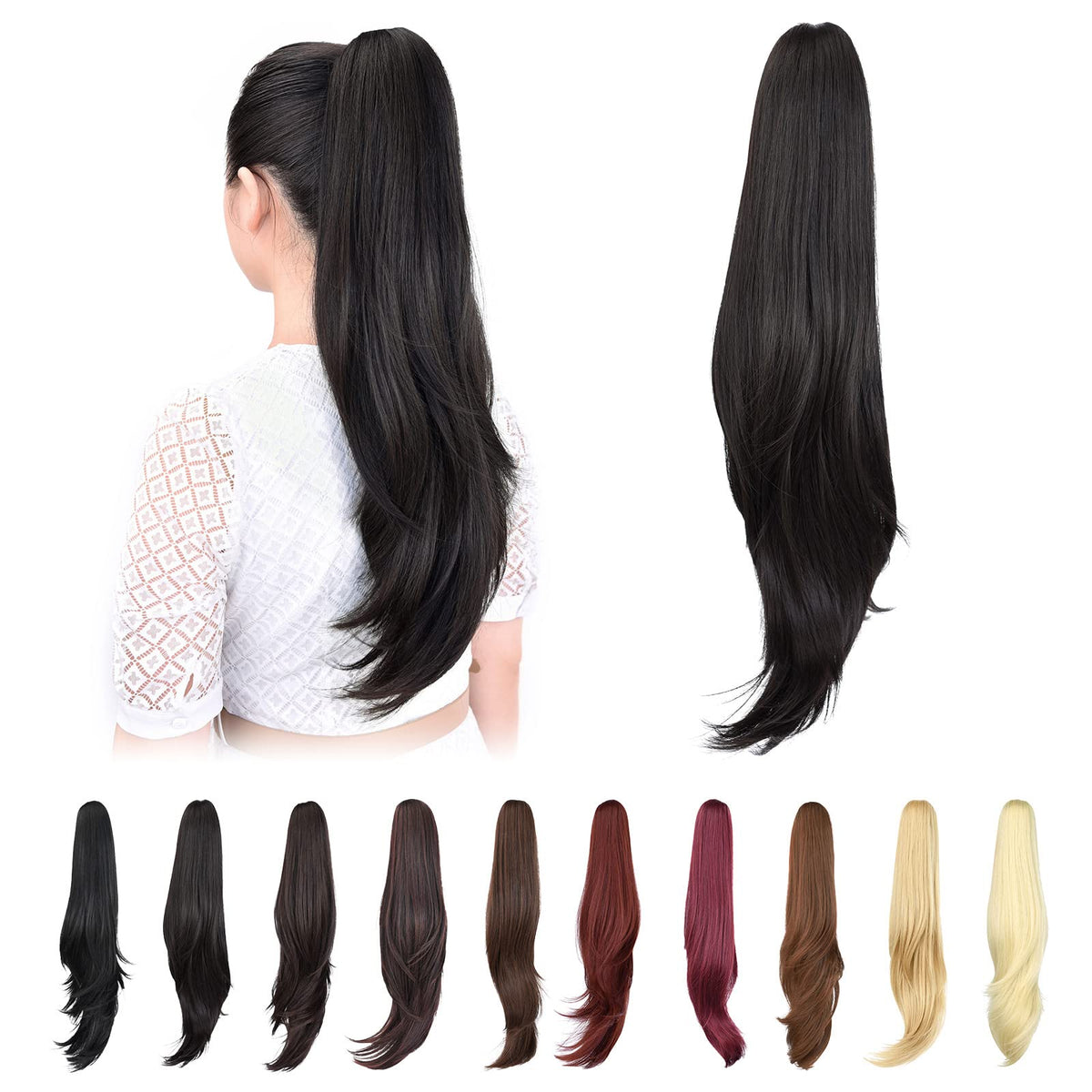 Sisu Couture's Claw Clip Ponytail Extension - image 20