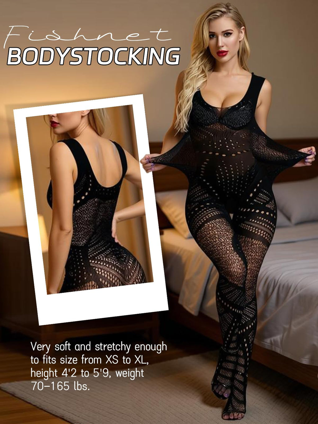 Sisu Couture's Buitifo Bodystocking Plus Size Lingerie Bodysuit Sexy Tights - image 15