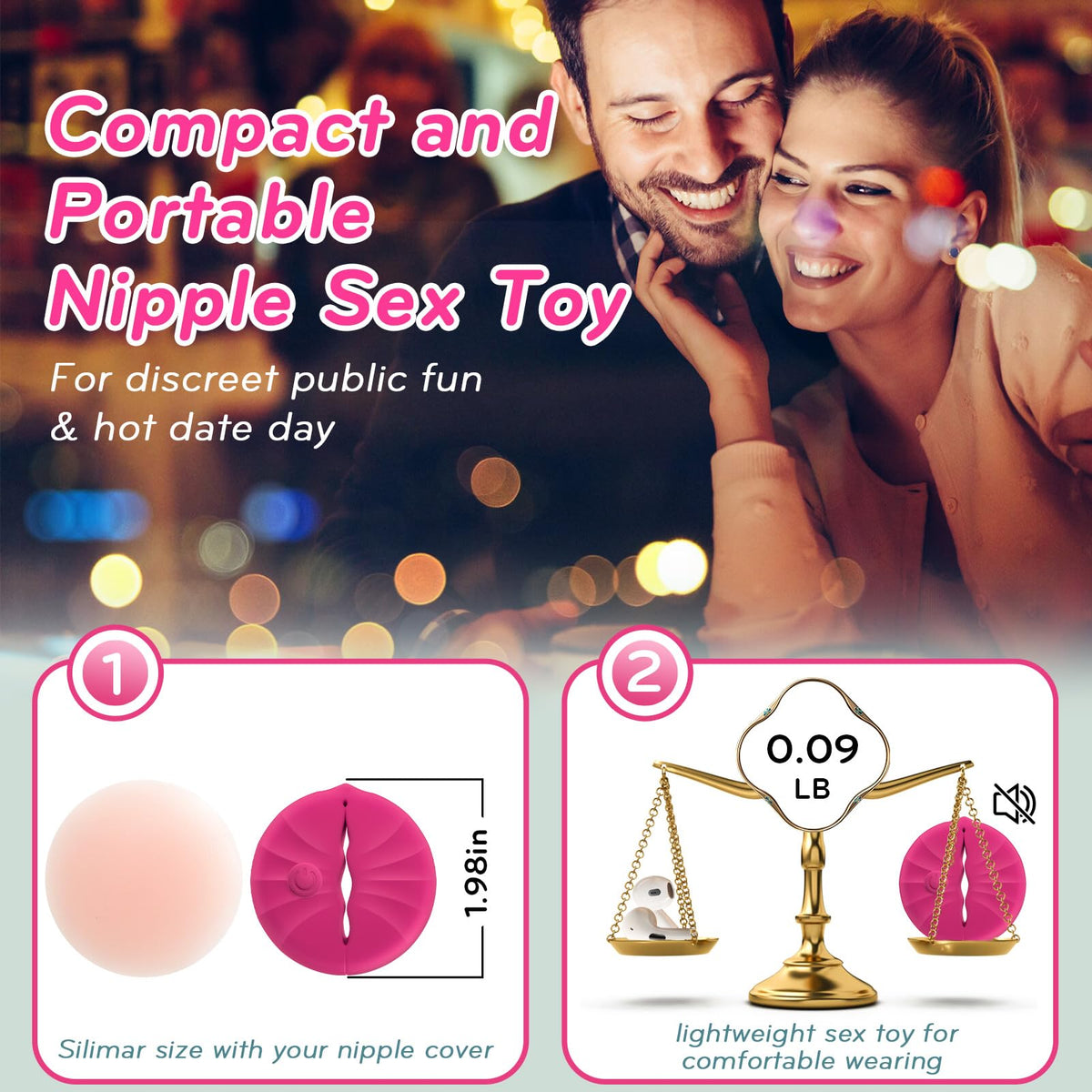 Sisu Couture's Nipple Toys Nipple Vibrator - image 9