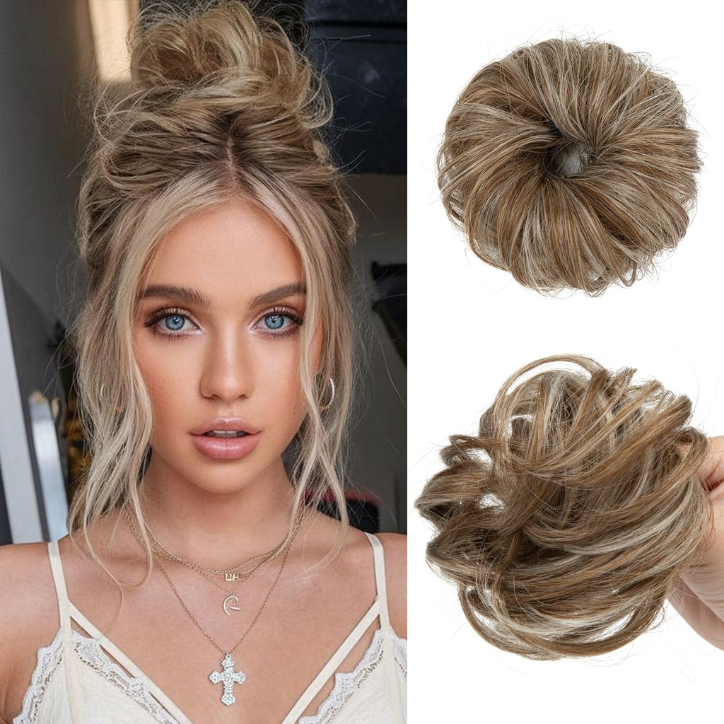 Sisu Couture's Cjl Hair 2pcs Small Cute Messy Bun Hair Piece - image 20