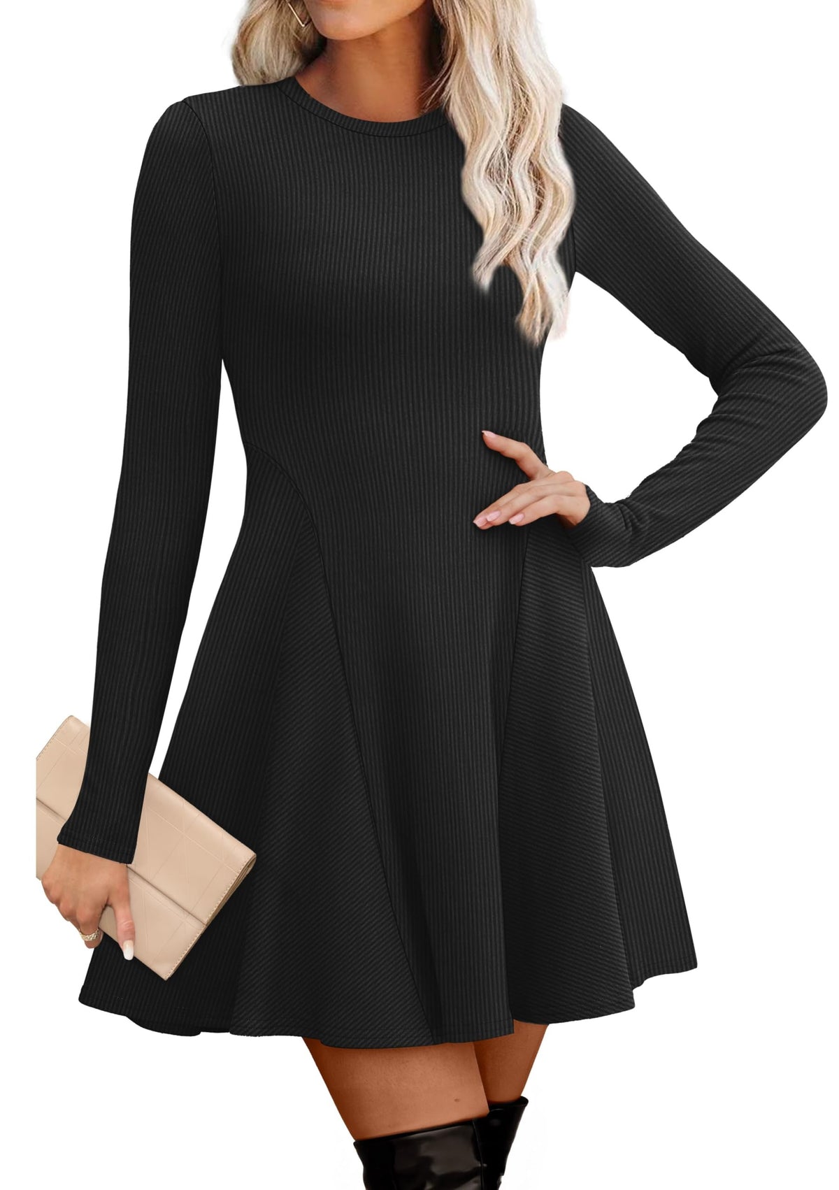 Sisu Couture's Ofeefan Sweater Dress Fall 2026 Long Sleeve Crew Neck - image 9
