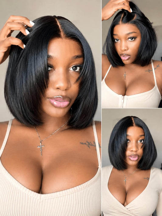 Sisu Couture's Nadula Yaki Straight Bob Drawstring Wig Human Hair - image 1