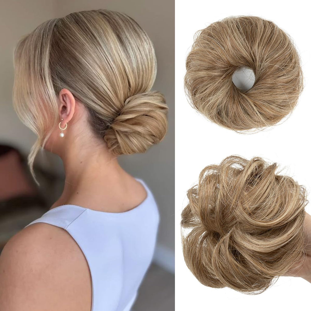 Sisu Couture's Cjl Hair 2pcs Small Cute Messy Bun Hair Piece - image 21
