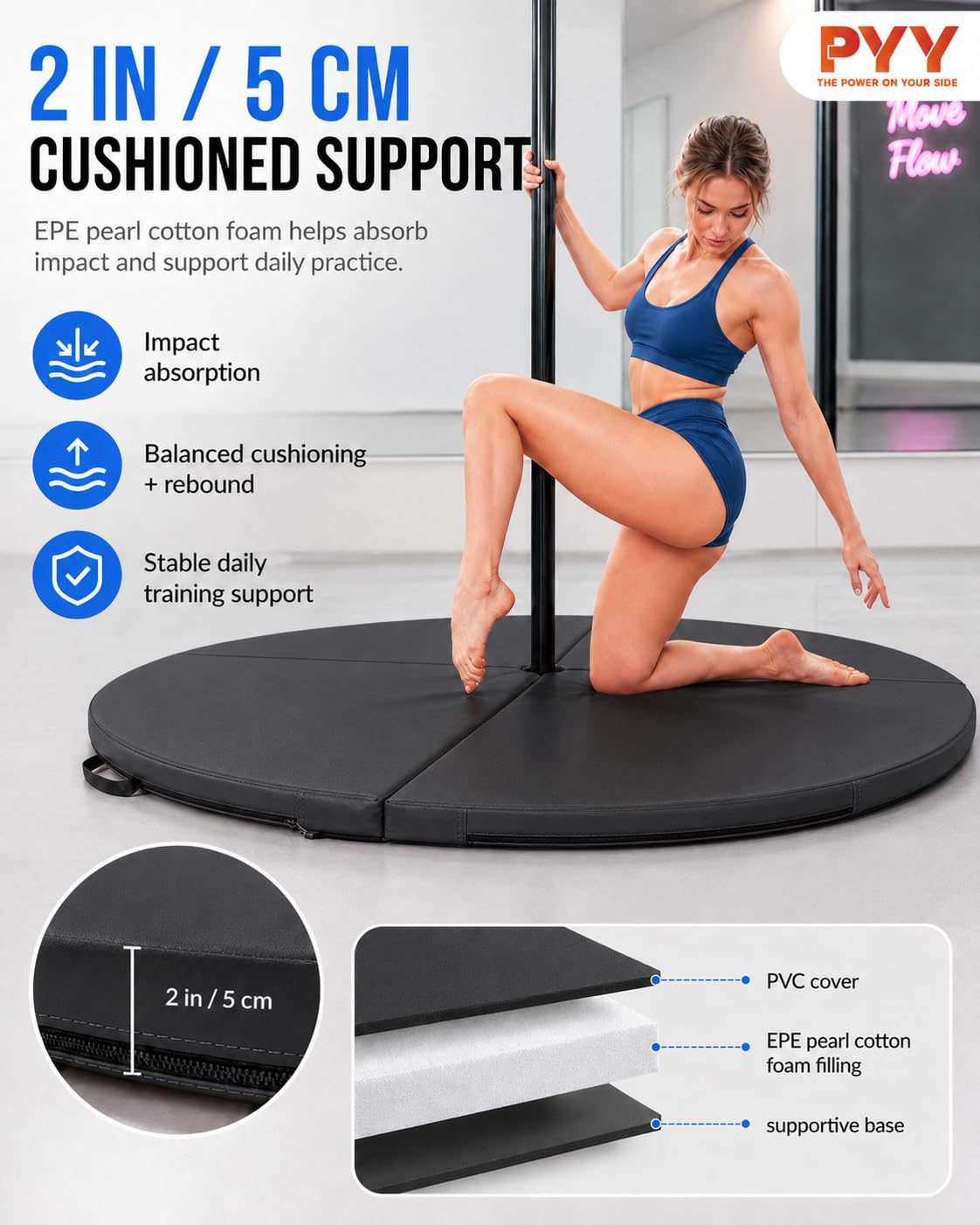 Sisu Couture's Pyy Dance Pole Crash Mat - image 12