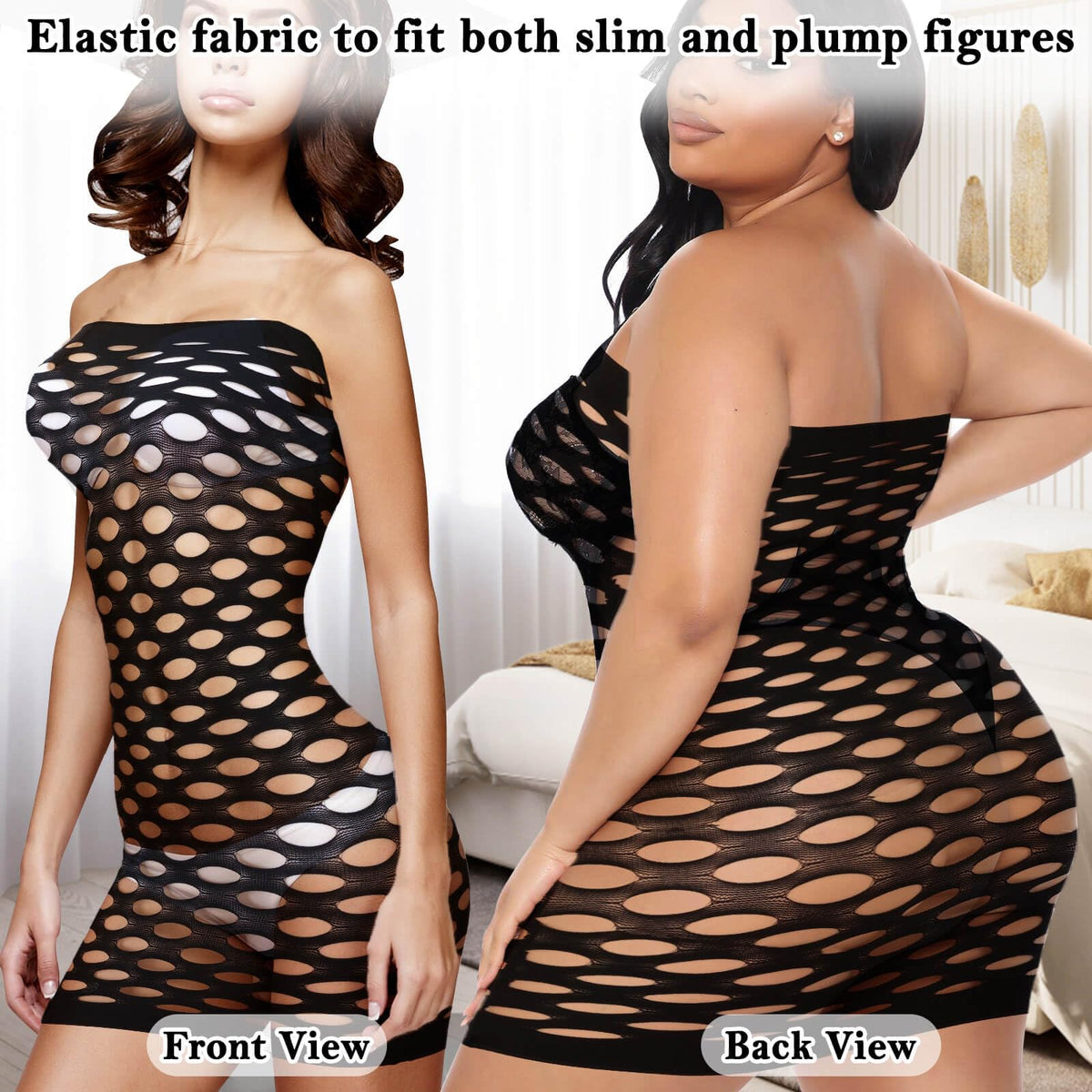 Sisu Couture's Selizo Fishnet Lingerie Dress - image 14