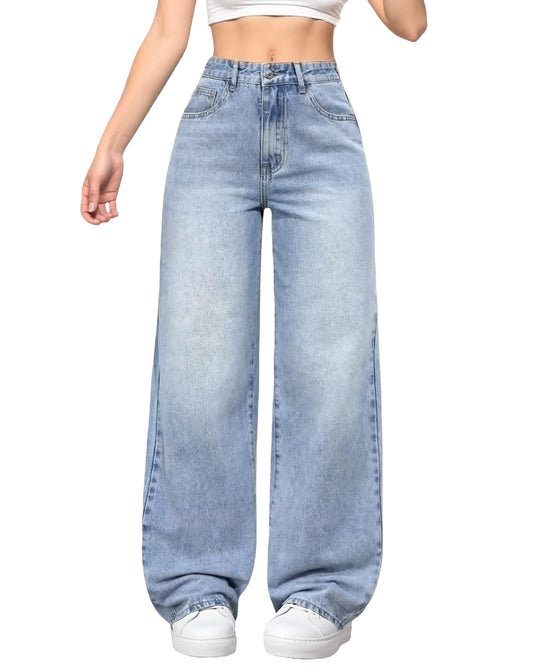 Sisu Couture's Chic Y2K Inspired Wide Leg Boyfriend Jeans - image 1