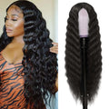 Sisu Couture's Instastyle 30 Inch Synthetic Curly Wigs Long Black Hair - image 1