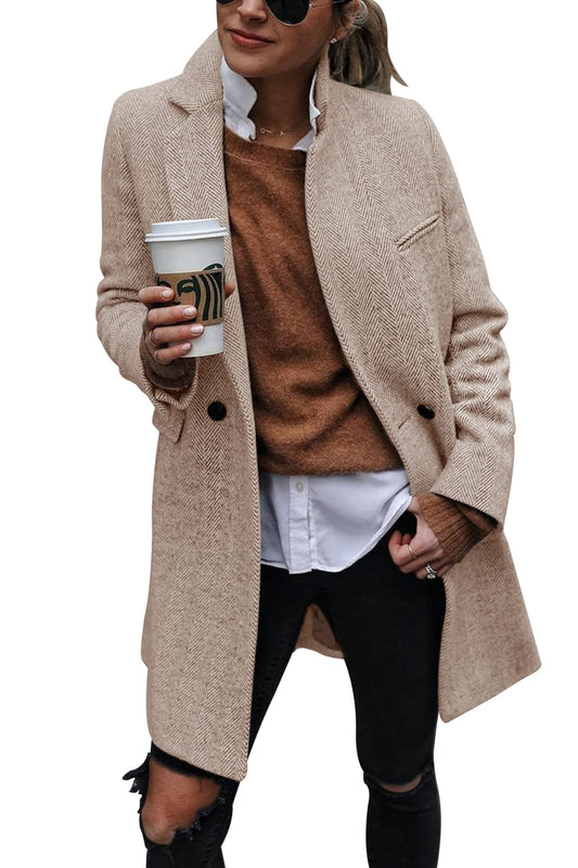 Sisu Couture's Elegant Double-Breasted Trench Coat - image 1
