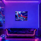 Sisu Couture's Qghot Anime Girl Blacklight Sex Art Wall Hanging Tapestries - image 20