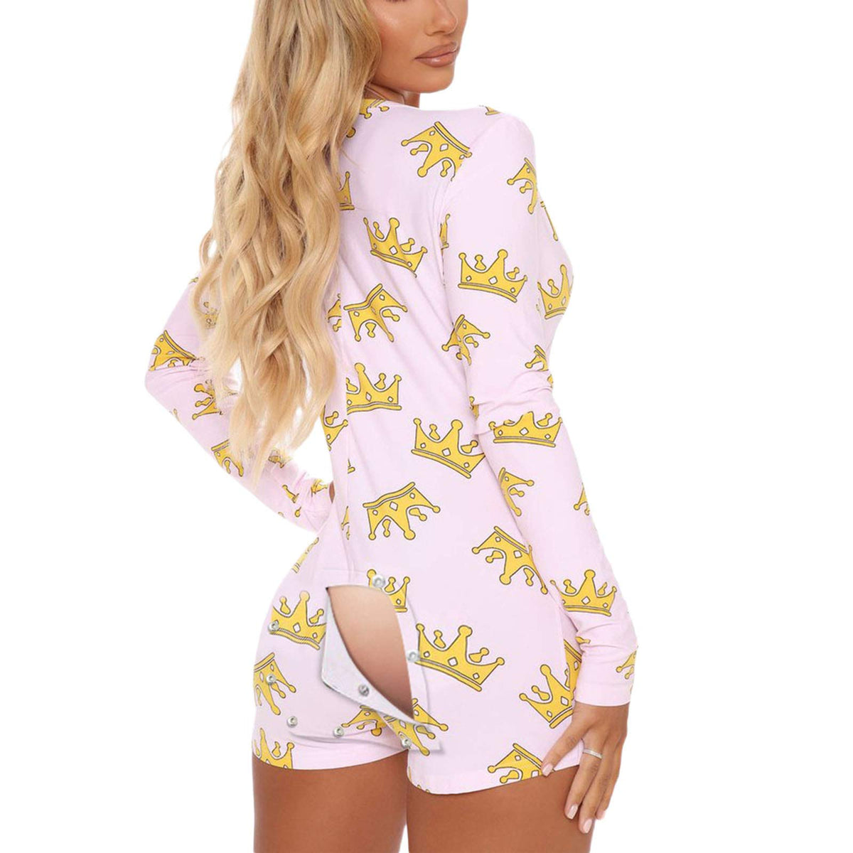 Sisu Couture's Ruewey Sexy Onesie Pajama With Butt Flap Long Sleeve - image 20
