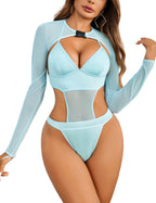 Sisu Couture's Avidlove Rave Outfits Festival Sexy Lingerie Bodysuit 2 Piece - image 20
