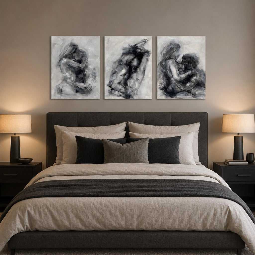 Sisu Couture's 3 Pieces Black And White Sexy Wall Art Sexy - image 16