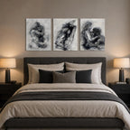 Sisu Couture's 3 Pieces Black And White Sexy Wall Art Sexy - image 16