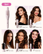 Sisu Couture's Tsuyagla 5 in 1 Automatic Curling Iron Set - image 11