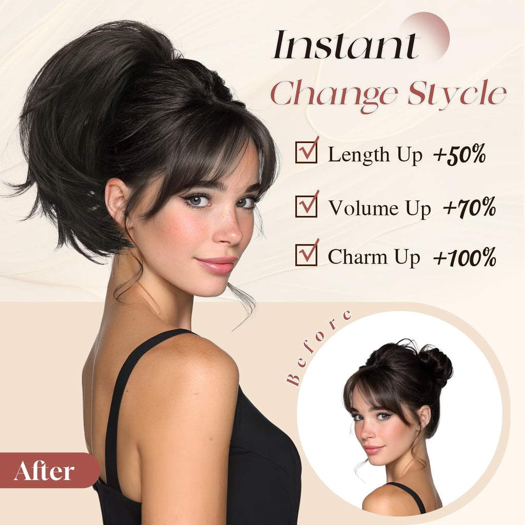 Sisu Couture's Sofeiyan Claw Clip Short Ponytail Extension Diy Bendable Wires - image 15