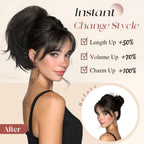 Sisu Couture's Sofeiyan Claw Clip Short Ponytail Extension Diy Bendable Wires - image 15