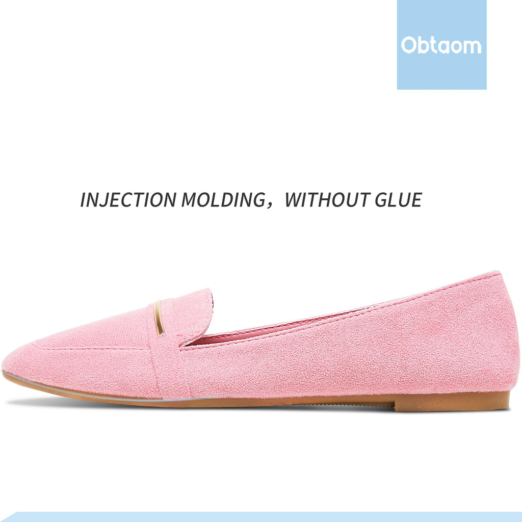 Sisu Couture's Obtaom Pointy Toe Loafer Flat Comfortable Faux Suede Work - image 15