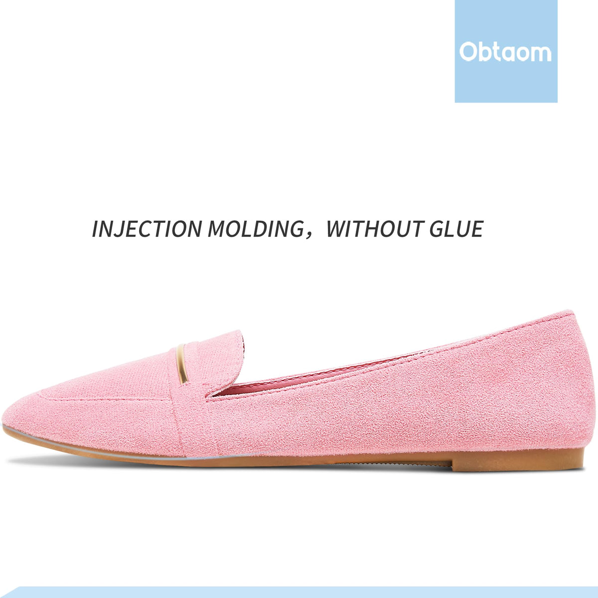 Sisu Couture's Obtaom Pointy Toe Loafer Flat Comfortable Faux Suede Work - image 15