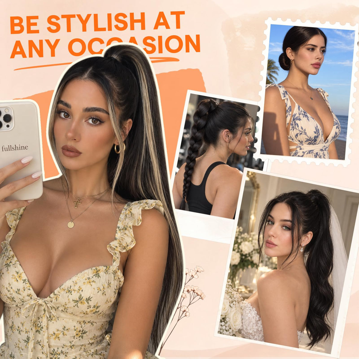 Sisu Couture's Full Shine Real Hair Ponytail Extension - image 19