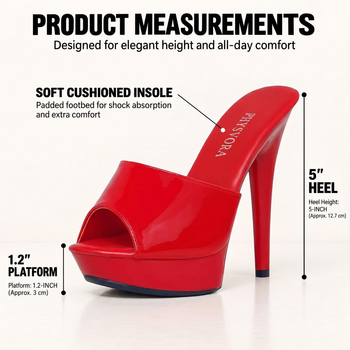 Sisu Couture's Platform Stiletto Heel Slip On Glossy Sandals - image 14