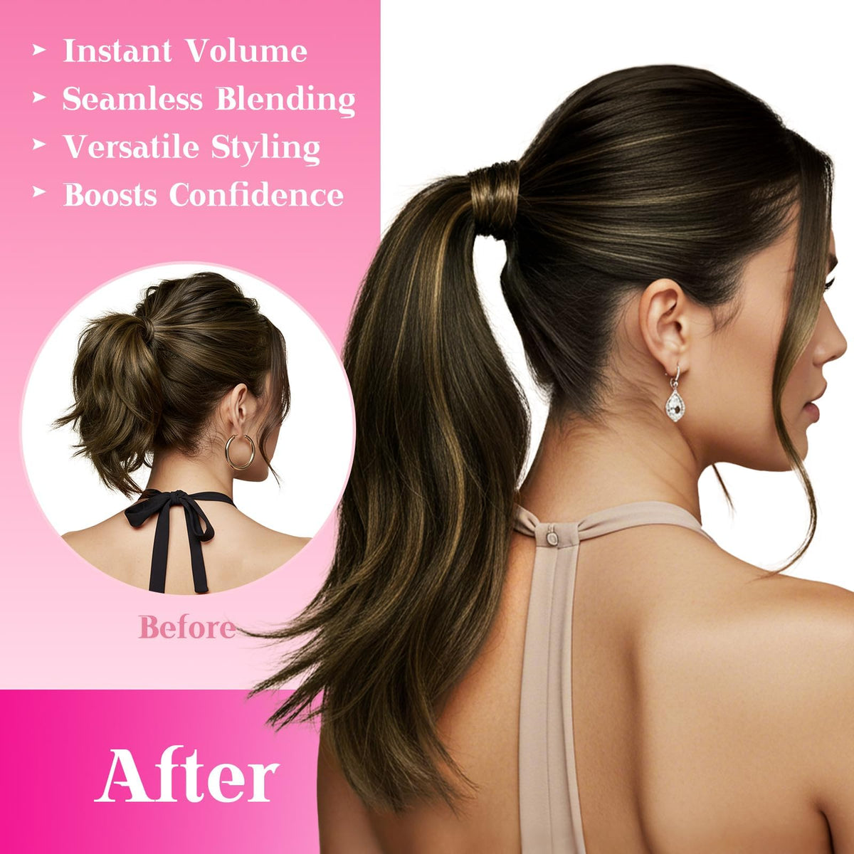 Sisu Couture's Ve Sunny Ponytail Hair Extensions Real Human Hair 80g - image 17