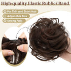 Sisu Couture's Cjl Hair 2pcs Small Cute Messy Bun Hair Piece - image 16