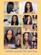 Sisu Couture's Nadula Yaki Straight Bob Drawstring Wig Human Hair - image 18