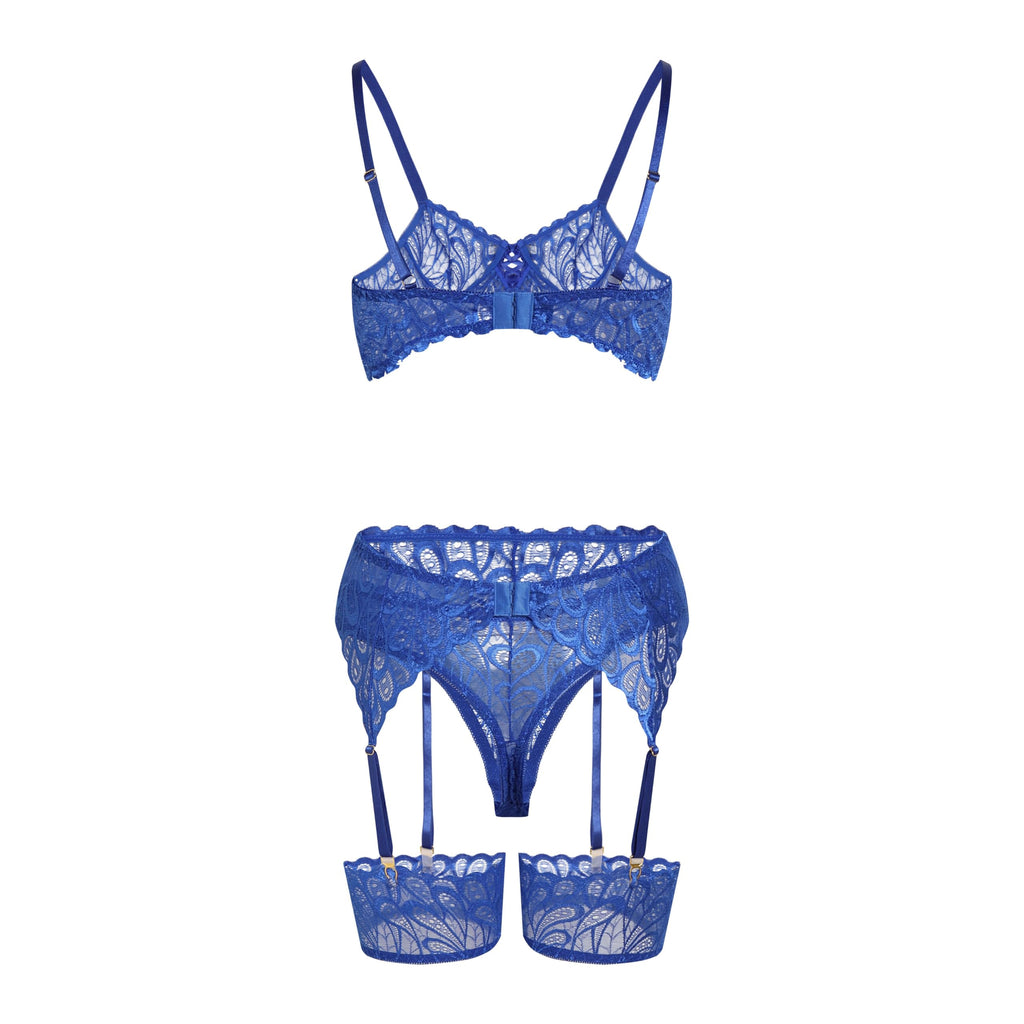 Sisu Couture's Lilosy Sexy Lingerie Outfit Set 3 Piece With Garter - image 16