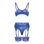 Sisu Couture's Lilosy Sexy Lingerie Outfit Set 3 Piece With Garter - image 16