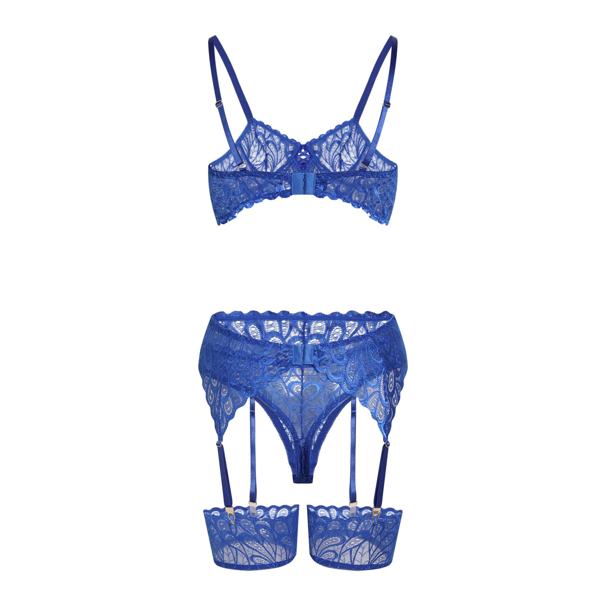 Sisu Couture's Lilosy Sexy Lingerie Outfit Set 3 Piece With Garter - image 16