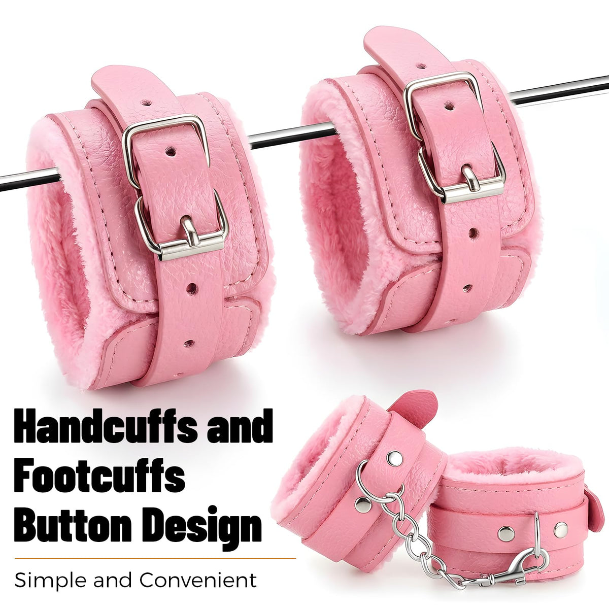 Sisu Couture's 10 Piece Set Flexible Bondaged Bed Tie Downs Kit - image 14