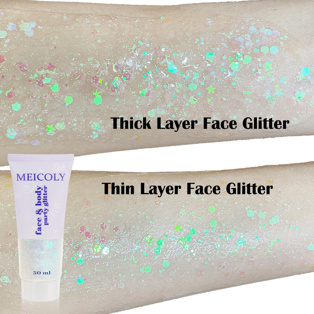 Sisu Couture's Meicoly Clear White Face Body Glitter Gel - image 18