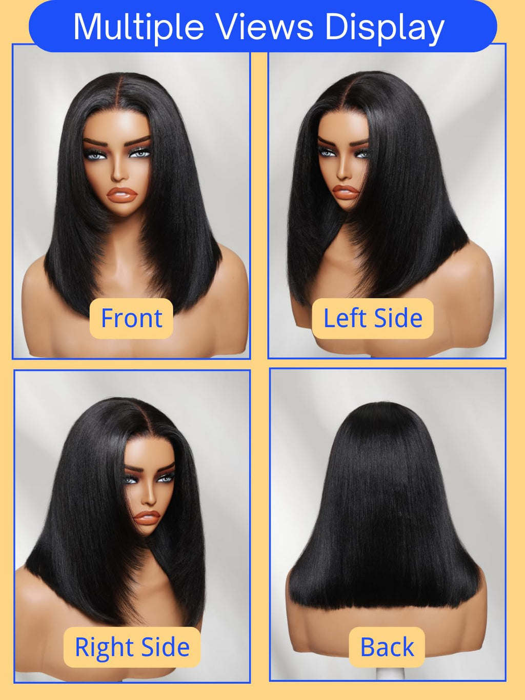 Sisu Couture's Nadula Yaki Straight Bob Drawstring Wig Human Hair - image 5