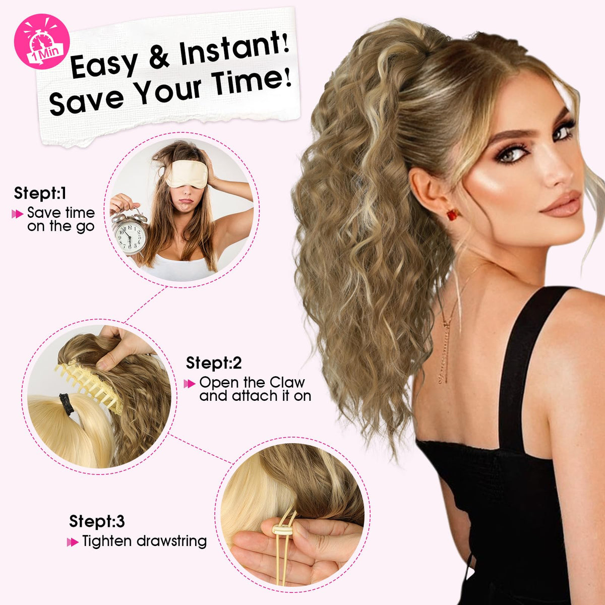 Sisu Couture's Rontaya 18 Inch Ponytail Extension - image 17