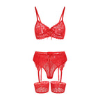 Sisu Couture's Lilosy Sexy Lingerie Outfit Set 3 Piece With Garter - image 15