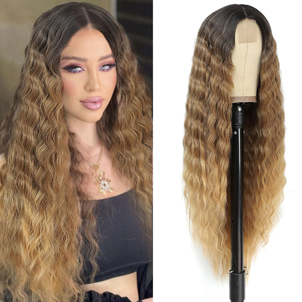 Sisu Couture's Instastyle 30 Inch Synthetic Curly Wigs Long Black Hair - image 20