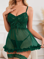 Sisu Couture's Foxiny Sexy Lingerie Dress 3 Pcs Nightgown With Thong - image 16
