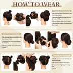 Sisu Couture's Cjl Hair 2pcs Small Cute Messy Bun Hair Piece - image 17