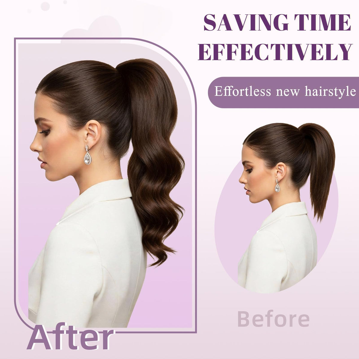 Sisu Couture's Felendy Ponytail Extension 16" Claw Clip in Ponytails Hair - image 17
