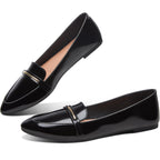 Sisu Couture's Obtaom Pointy Toe Loafer Flat Comfortable Faux Suede Work - image 21