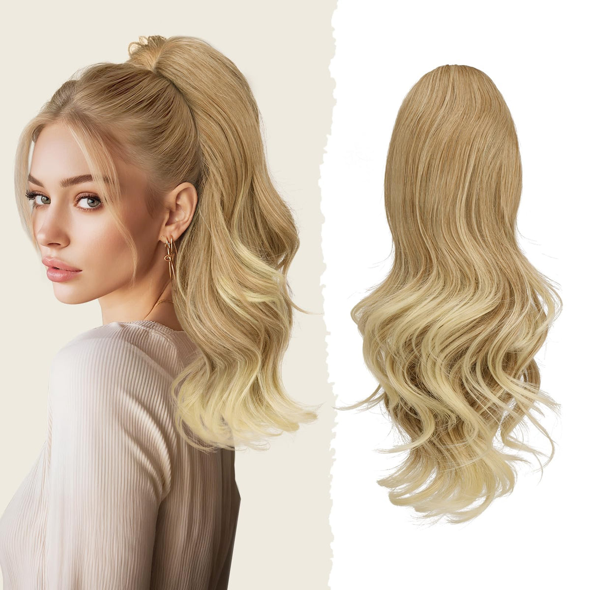 Sisu Couture's Sofeiyan 13" Ponytail Extension Long Curly Ponytail Clip in - image 21