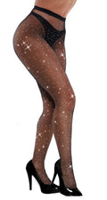 Sisu Couture's Vebzin Sparkly Fishnets Stockings High Waist Tights - image 1