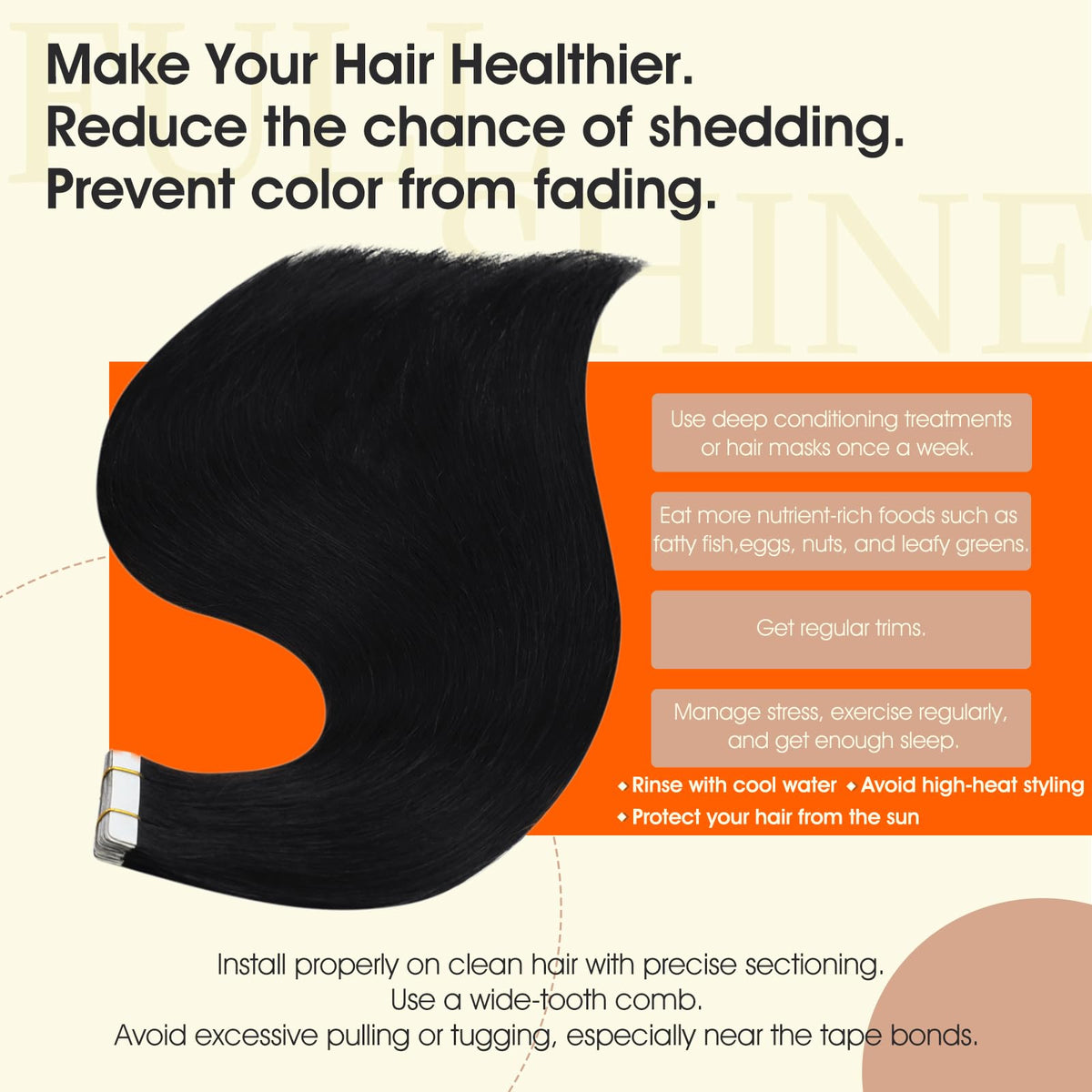 Sisu Couture's Full Shine Tape in Hair Extensions Human Hair - image 12