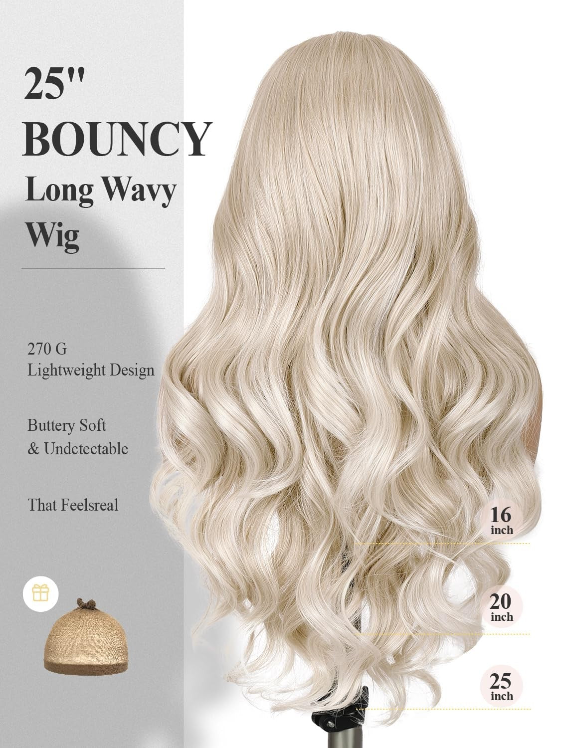 Sisu Couture's 13x6 Lace Front Wig Blonde Wavy Layered Wig Pre - image 3
