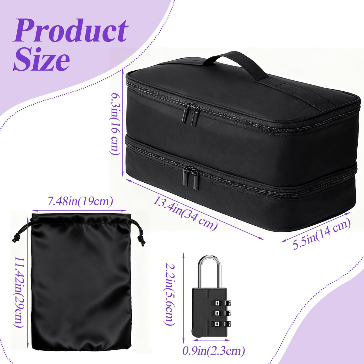 Sisu Couture's Lockable Sex Toy Storage Bag Discreet Toy Box With - image 9