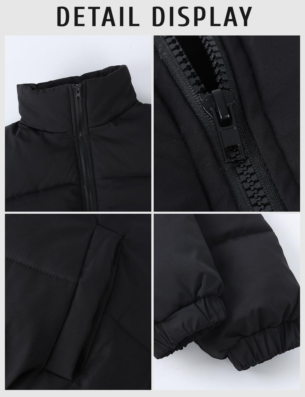 Sisu Couture's Gihuo Cropped Puffer Jacket Short Winter Coats - image 7